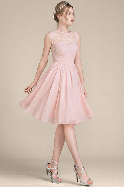 Robe Cérémonie Élégance Poudrée