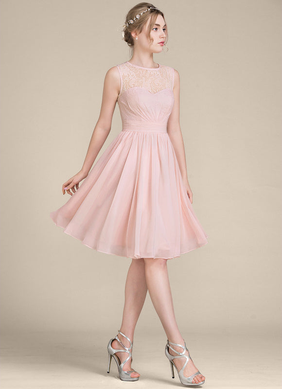 Robe Cérémonie Élégance Poudrée