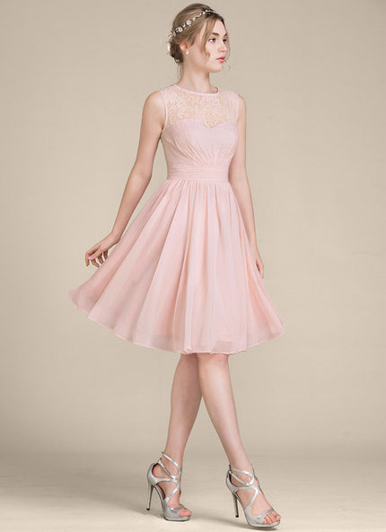 Robe Cérémonie Élégance Poudrée