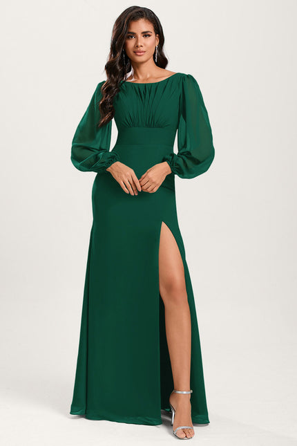 Robe Cérémonie Sirène Vert Émeraude