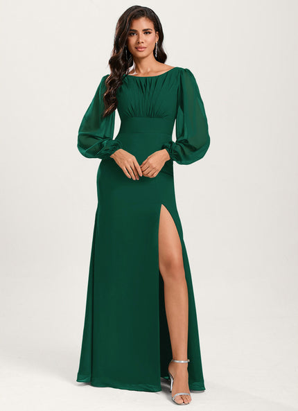 Robe Cérémonie Sirène Vert Émeraude