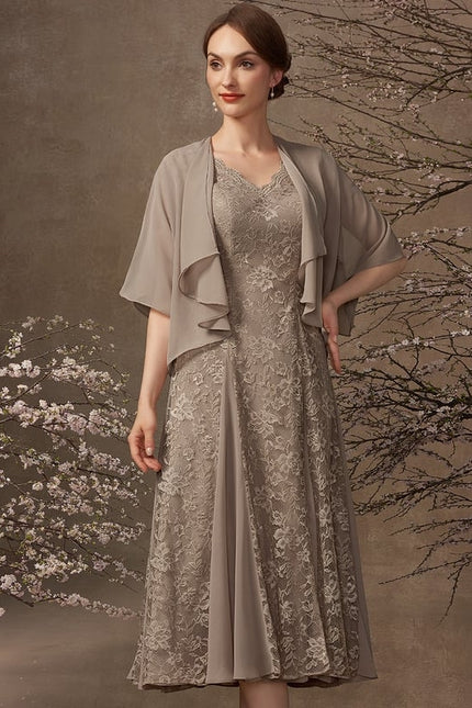 Robe Cérémonie Dentelle Marine
