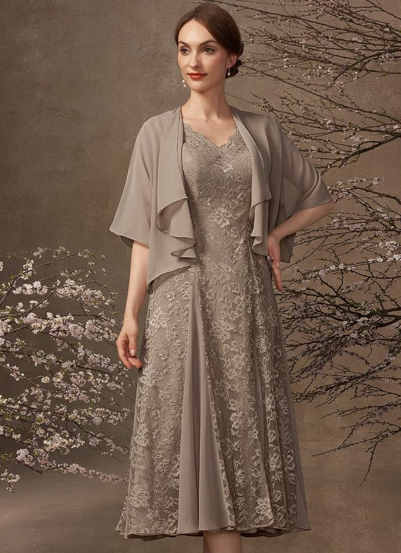 Robe Cérémonie Dentelle Marine