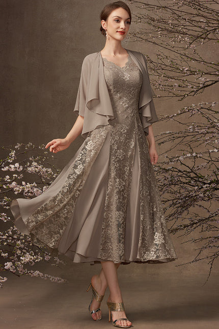Robe Cérémonie Dentelle Marine - gallery 5