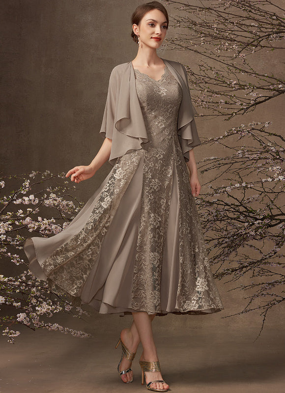 Robe Cérémonie Dentelle Marine - gallery 5
