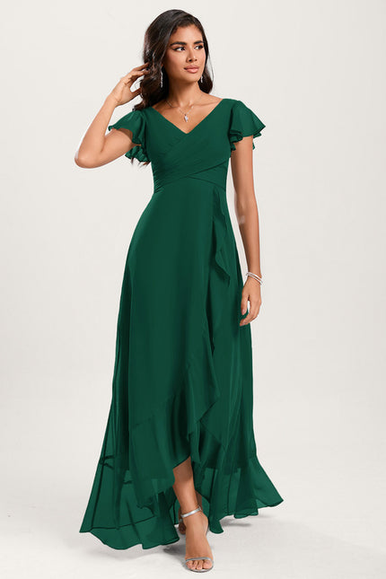 Robe Cérémonie Fluide Marine Élégante - gallery 4