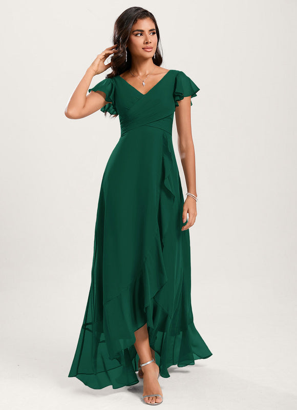 Robe Cérémonie Fluide Marine Élégante - gallery 4