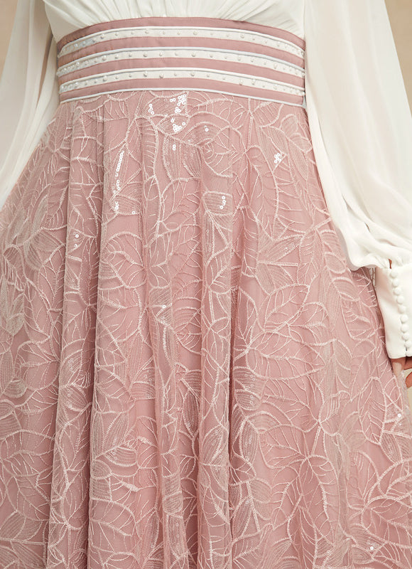 Robe Cérémonie Florale Éclatante - gallery 9