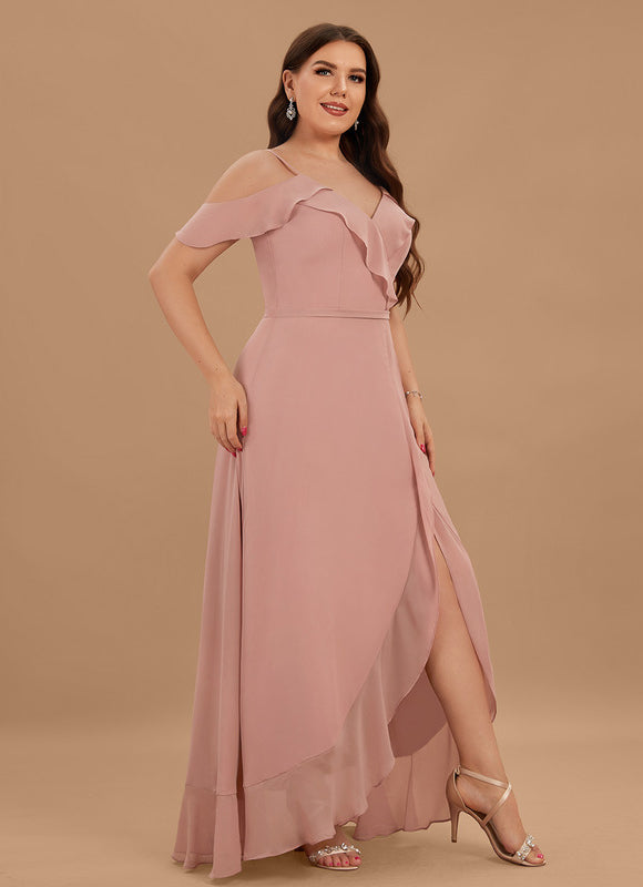 Robe Cérémonie Fluide Marine Élégante - gallery 7