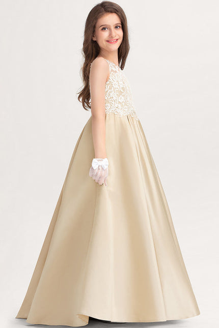 Robe Ceremonie Fille Dorée - gallery 4
