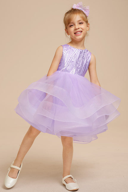 Robe Cérémonie Tulle Lavande - gallery 2