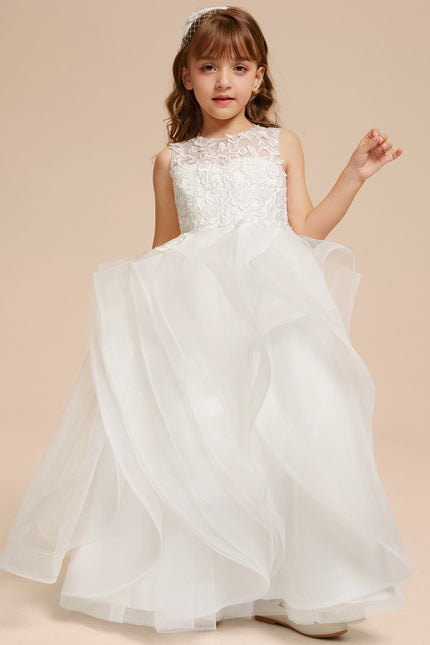 Robe Cérémonie Tulle Ivoire