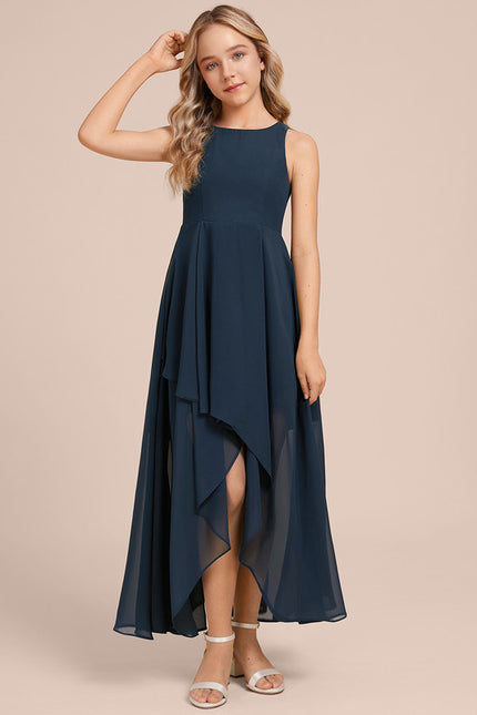 Robe Cérémonie Mousseline Marine