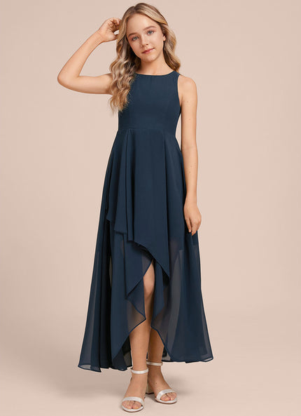 Robe Cérémonie Mousseline Marine