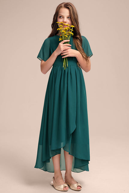Robe Cérémonie Asymétrique Émeraude - gallery 1
