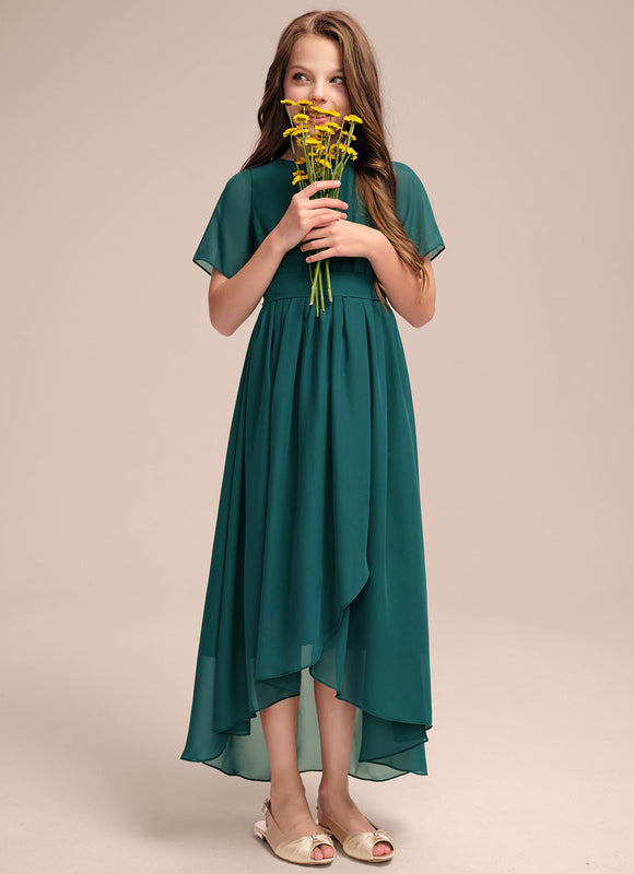 Robe Cérémonie Asymétrique Émeraude - gallery 1