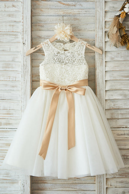 Robe Cérémonie Enchantement Écru - gallery 5