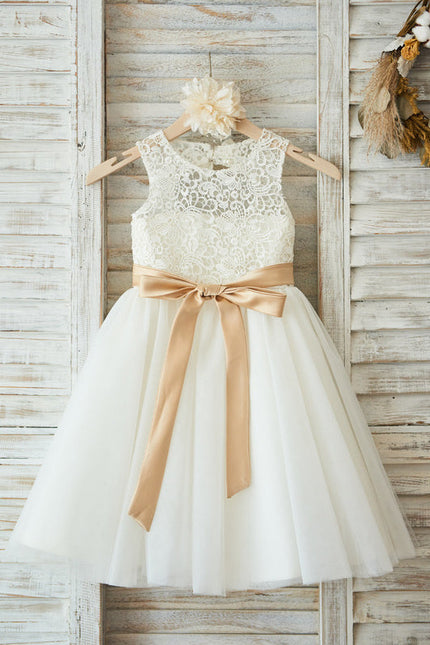 Robe Cérémonie Enchantement Écru - gallery 5
