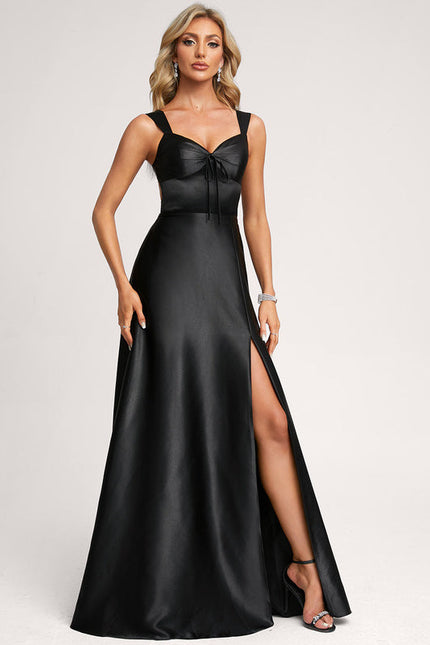 Robe Cérémonie Satin Rose Pâle