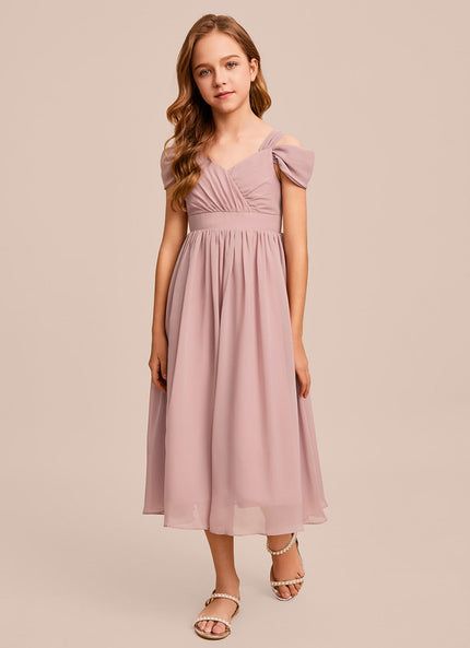 Robe Cérémonie Mauve Délicate