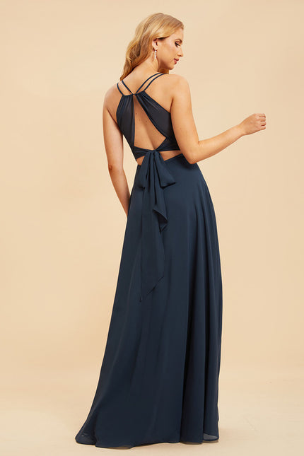 Robe Cérémonie Longue Volants Rose - gallery 1