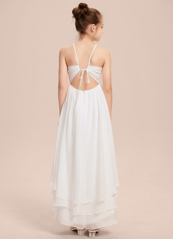 Robe Cérémonie Mousseline Marine - gallery 4