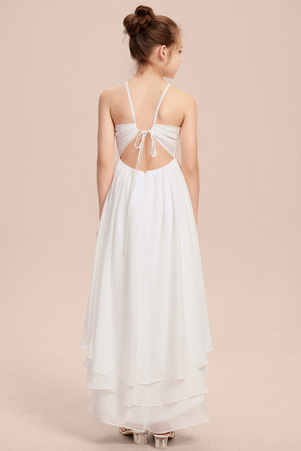 Robe Cérémonie Mousseline Marine - gallery 4