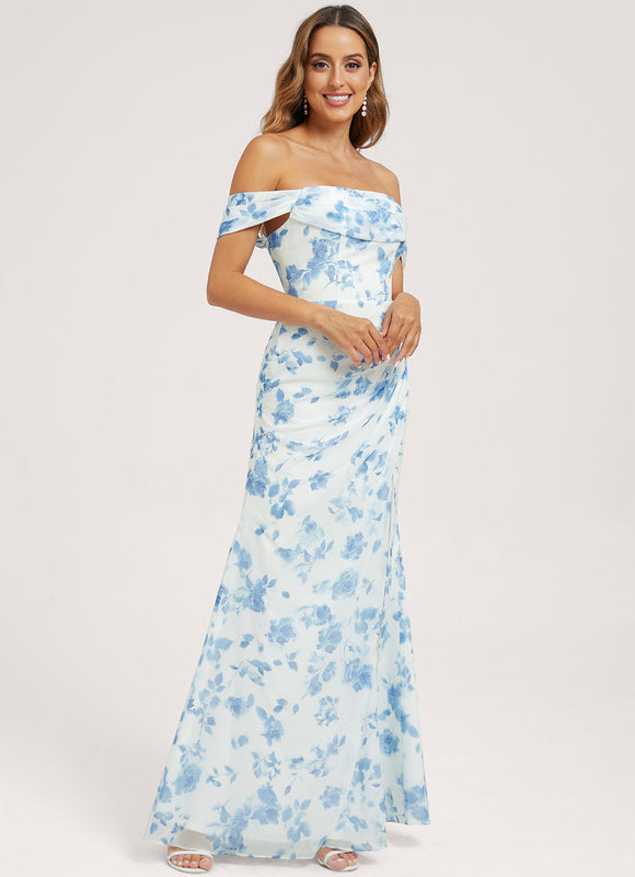 Robe Cérémonie Élégante À Décolleté - gallery 2