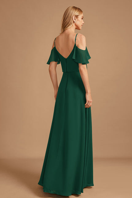 Robe Cérémonie Longue Volants Rose - gallery 6