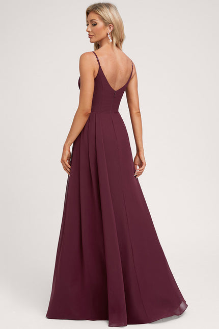 Robe Cérémonie Longue Volants Rose - gallery 1