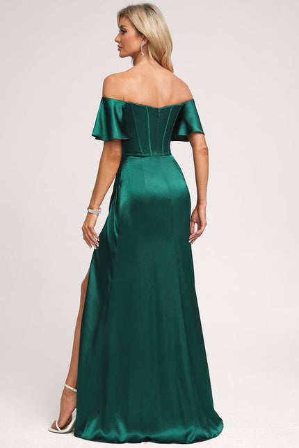 Robe Cérémonie Satin Cuivrée - gallery 2