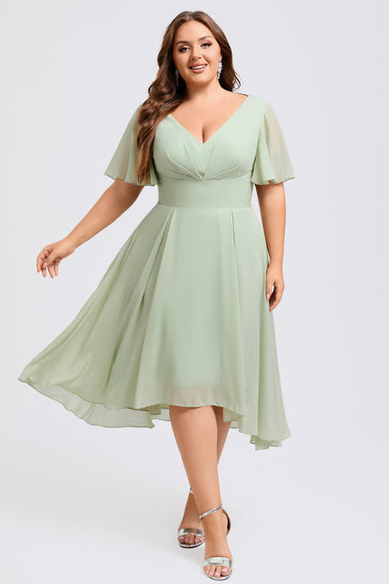 Robe Cérémonie Fluide Marine Élégante - gallery 6