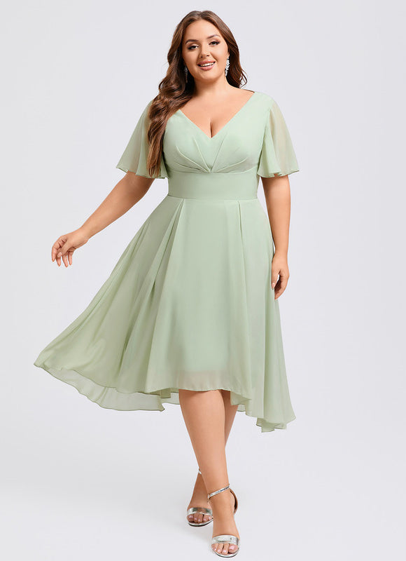 Robe Cérémonie Fluide Marine Élégante - gallery 6
