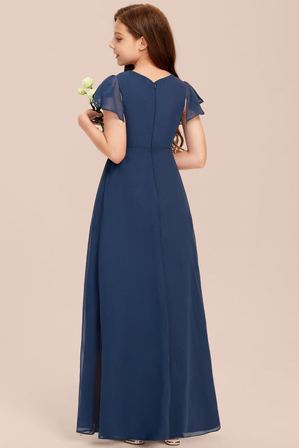 Robe Cérémonie Bleue Chic - gallery 4