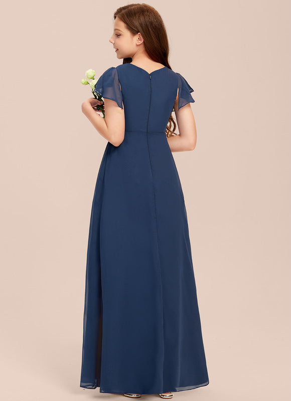 Robe Cérémonie Bleue Chic - gallery 4