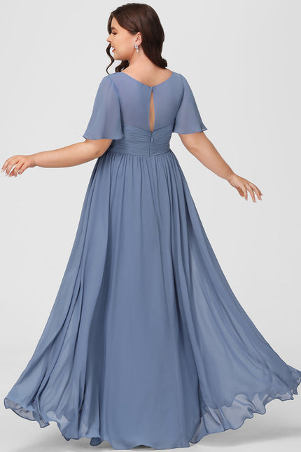 Robe Cérémonie Longue Volants Rose - gallery 8