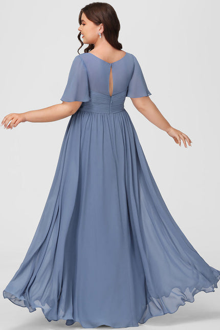 Robe Cérémonie Longue Volants Rose - gallery 8