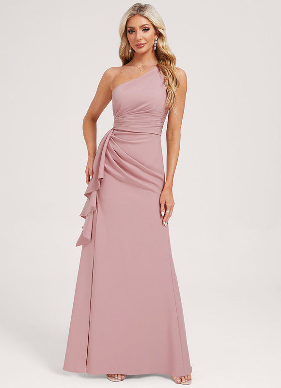 Robe Cérémonie Asymétrique Rose Chic - gallery 2