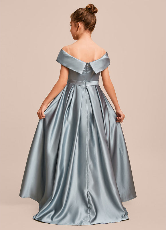 Robe Cérémonie Satinée Ailée - gallery 4