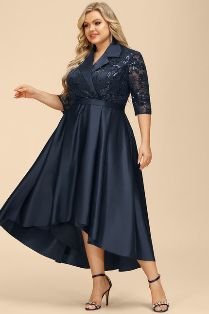 Robe Cérémonie Satinée Nuit - gallery 9