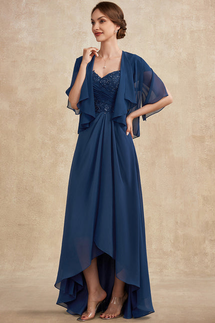 Robe Cérémonie Ajourée Marine - gallery 2