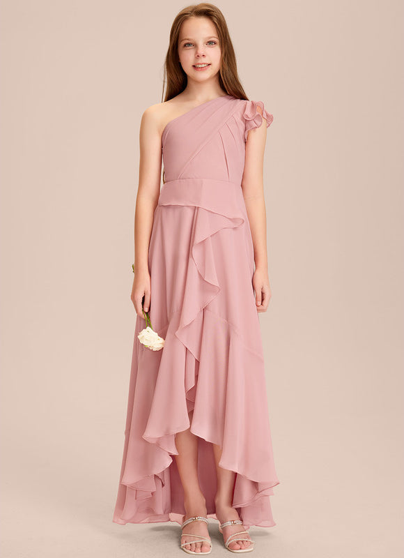 Robe Cérémonie Asymétrique Mousseline Junior