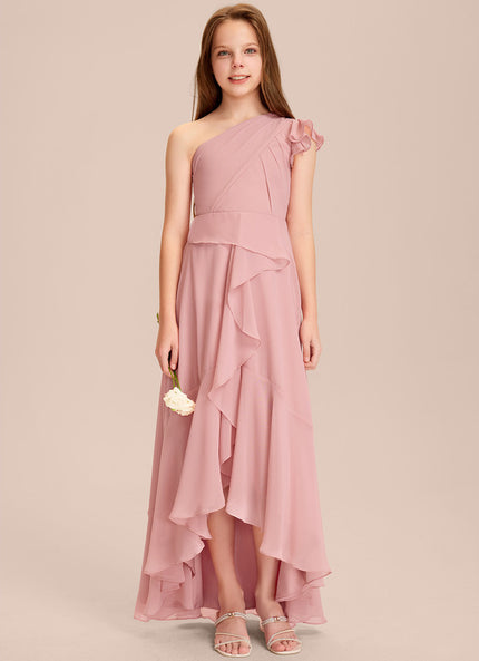 Robe Cérémonie Asymétrique Mousseline Junior
