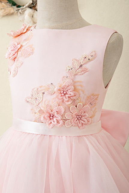 Robe Cérémonie Fête Rose - gallery 1