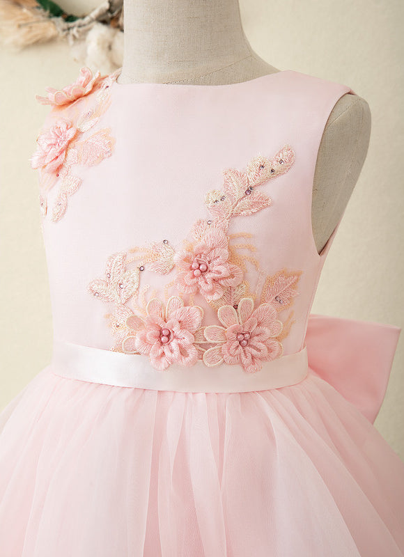 Robe Cérémonie Fête Rose - gallery 1