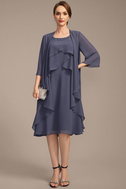 Robe Cérémonie Mousseline Fluide - gallery 3