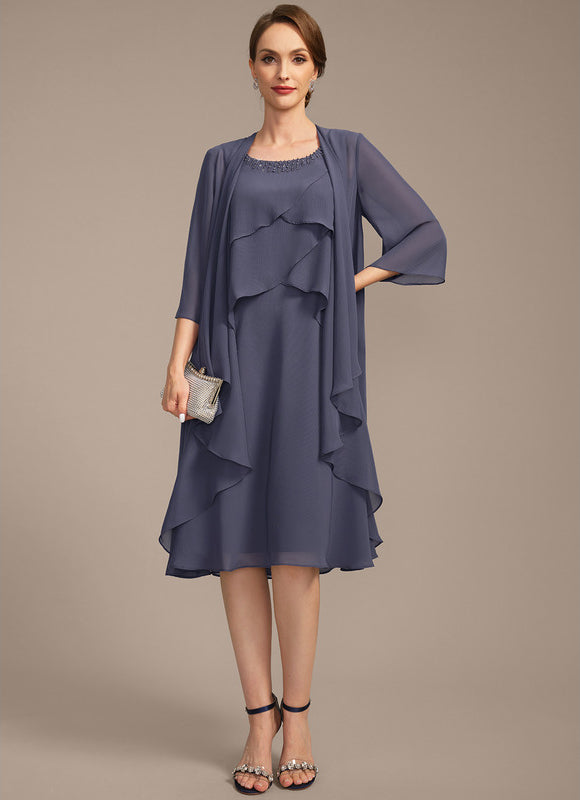 Robe Cérémonie Mousseline Fluide - gallery 3