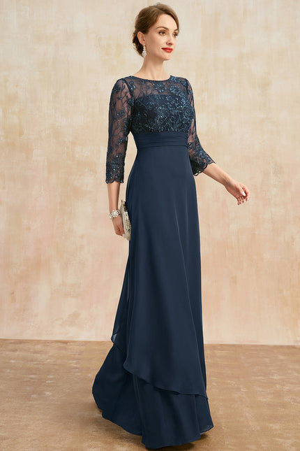 Robe Cérémonie Fluide Marine - gallery 4