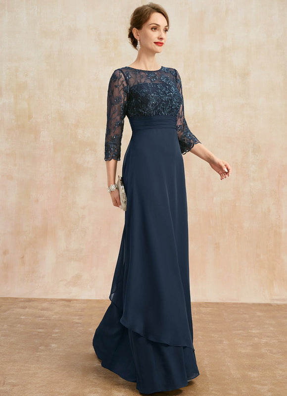 Robe Cérémonie Fluide Marine - gallery 4