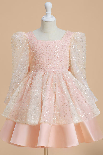 Robe Cérémonie Pailletée Rose